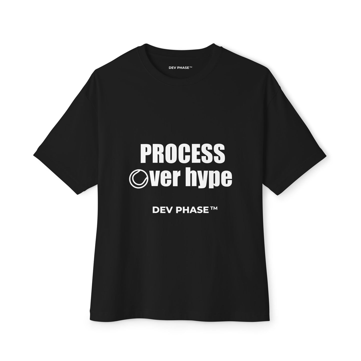 Tennis T-Shirt Process Over Hype | Collection 1: The Process | Growth Mindset Gift