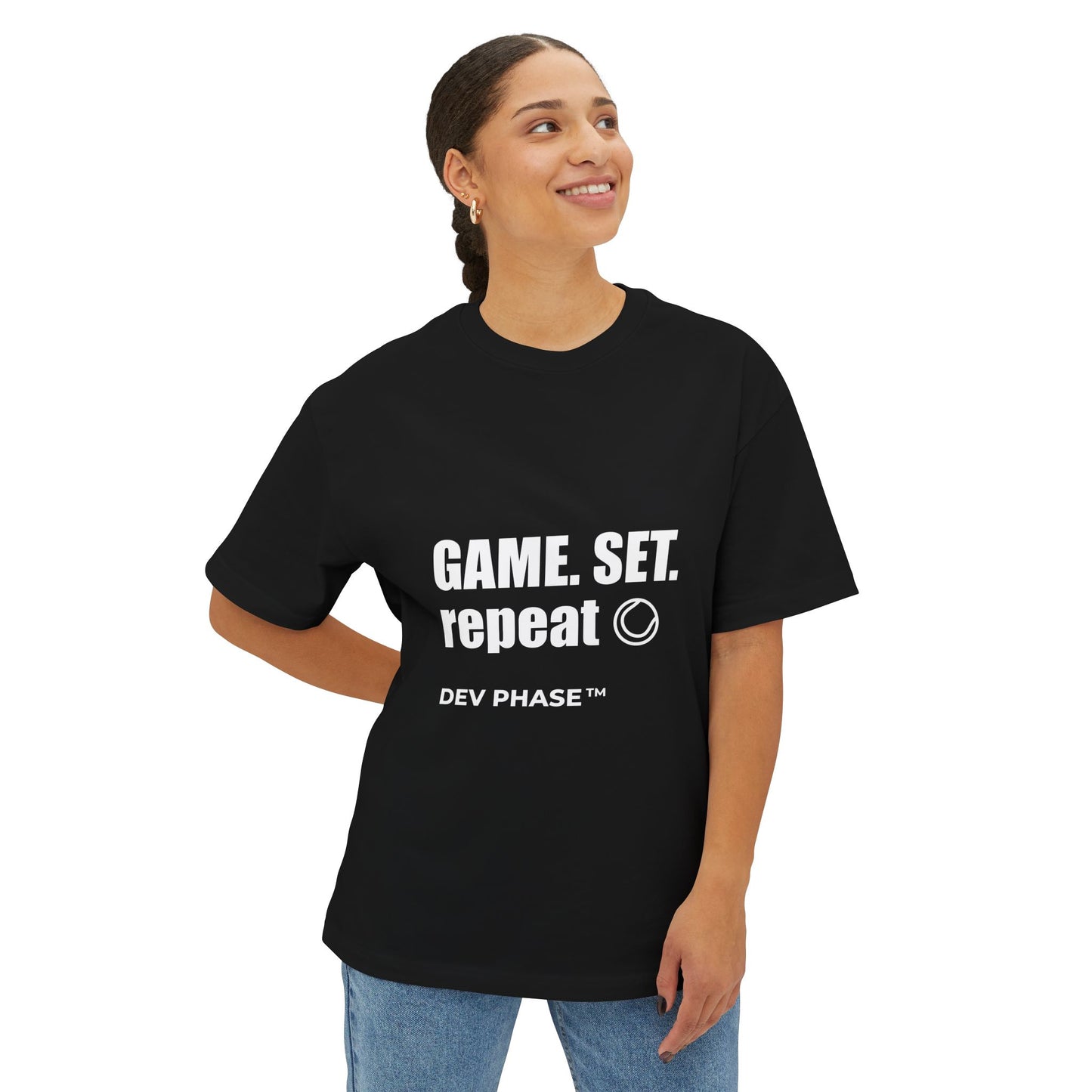Tennis T-Shirt Game Set Repeat | Collection 3: Inside Humor | Funny Tennis Gift