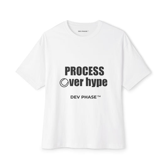 Tennis T-Shirt Process Over Hype | Collection 1: The Process | Growth Mindset Gift
