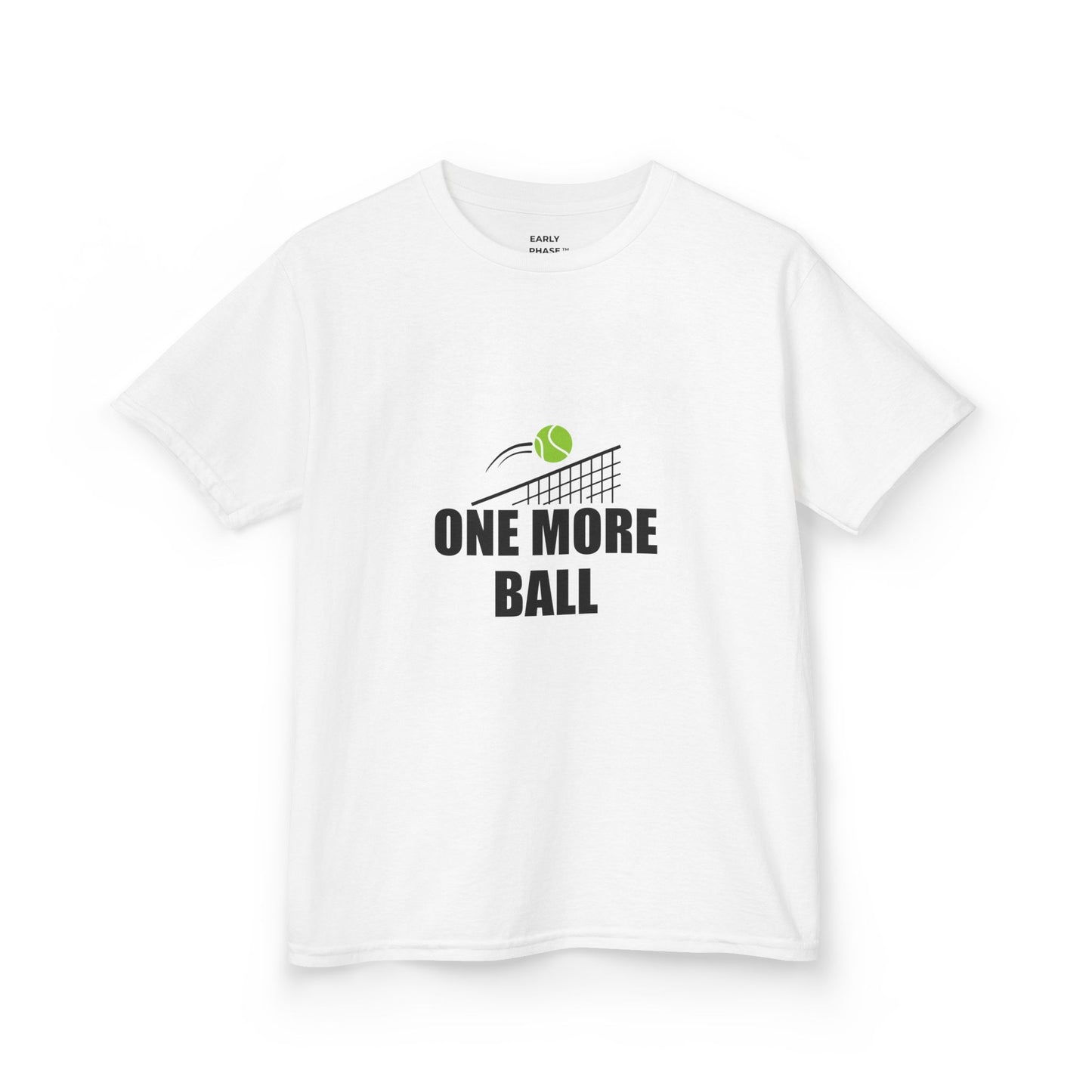 Kids Tennis T-Shirt One More Ball | Early Phase | Junior Tennis Gift