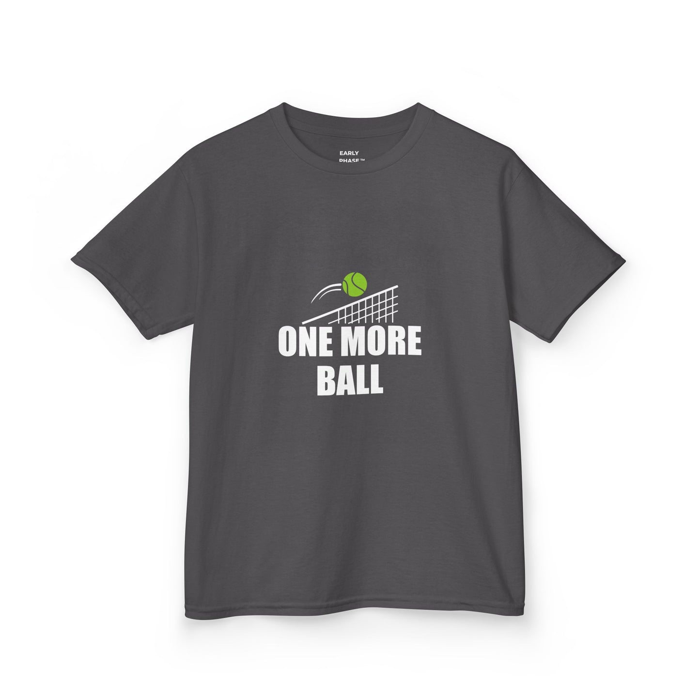 Kids Tennis T-Shirt One More Ball | Early Phase | Junior Tennis Gift