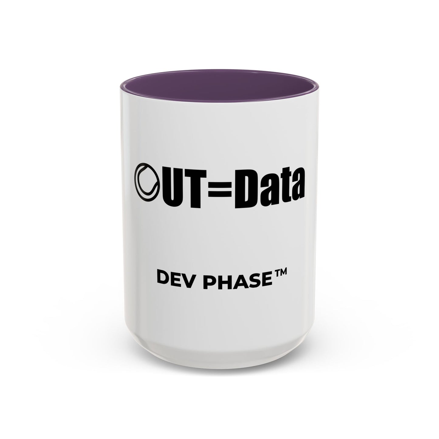 Coffee Mug - "Data Collection." Tennis Dev Phase Accent Mug (11/15oz)