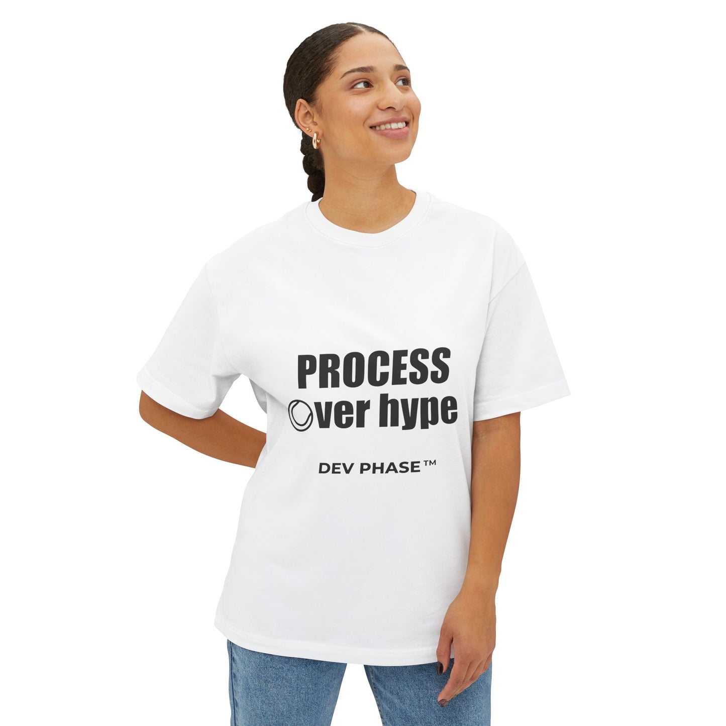 Tennis T-Shirt Process Over Hype | Collection 1: The Process | Growth Mindset Gift