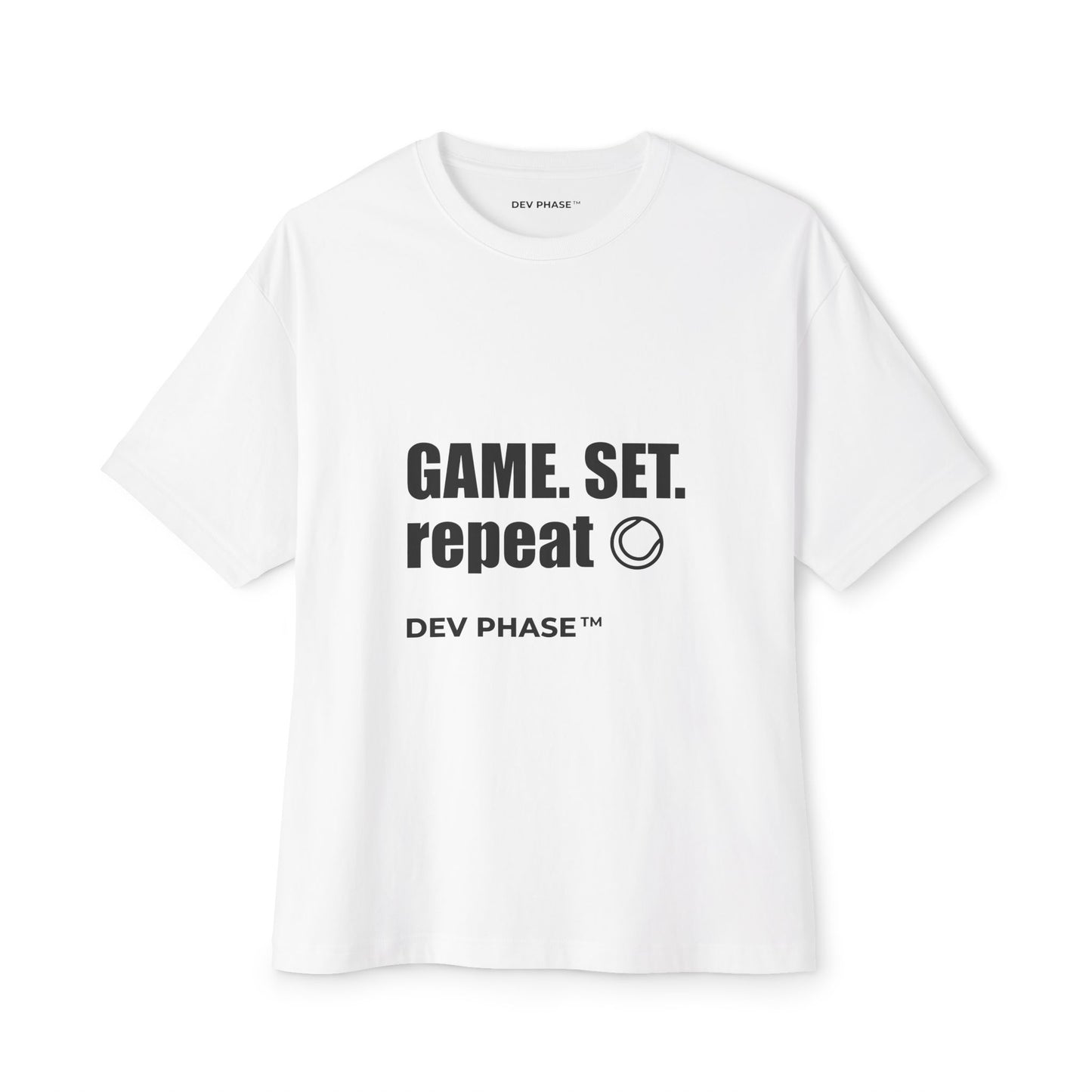 Tennis T-Shirt Game Set Repeat | Collection 3: Inside Humor | Funny Tennis Gift