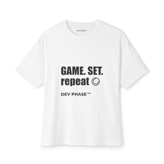 Tennis T-Shirt Game Set Repeat | Collection 3: Inside Humor | Funny Tennis Gift