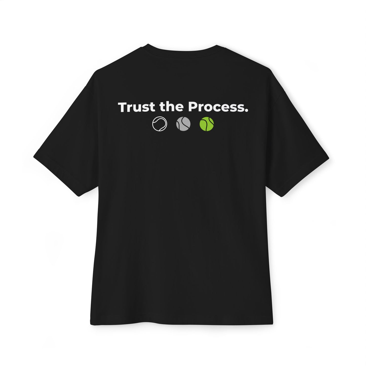 Tennis T-Shirt Dev Phase Ongoing | Collection 1: The Process | Growth Mindset Gift