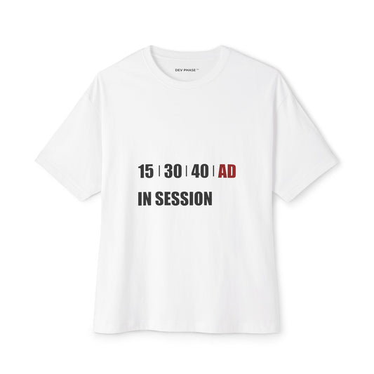 Tennis T-Shirt In Session | Collection 3: Inside Humor | Funny Tennis Gift