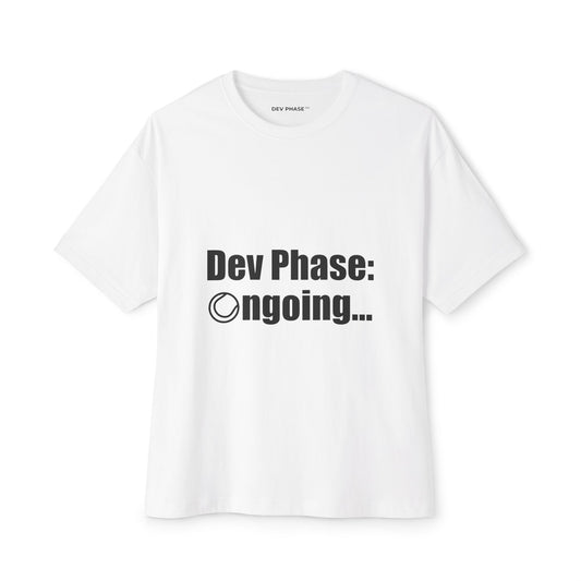 Tennis T-Shirt Dev Phase Ongoing | Collection 1: The Process | Growth Mindset Gift