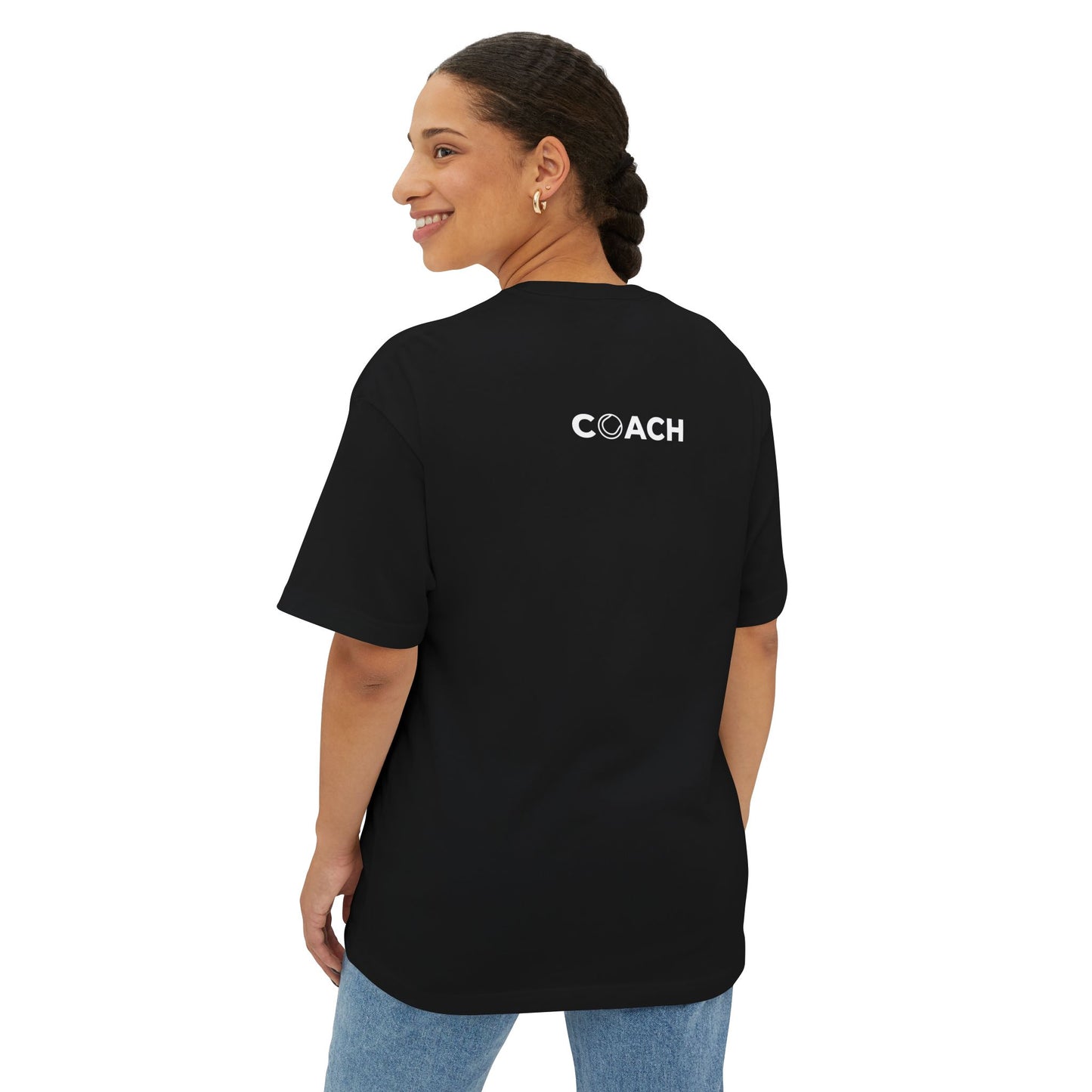 Coach Mode - Minimal Tennis T-shirt for Coaches: IQ > Power - Dev Phase