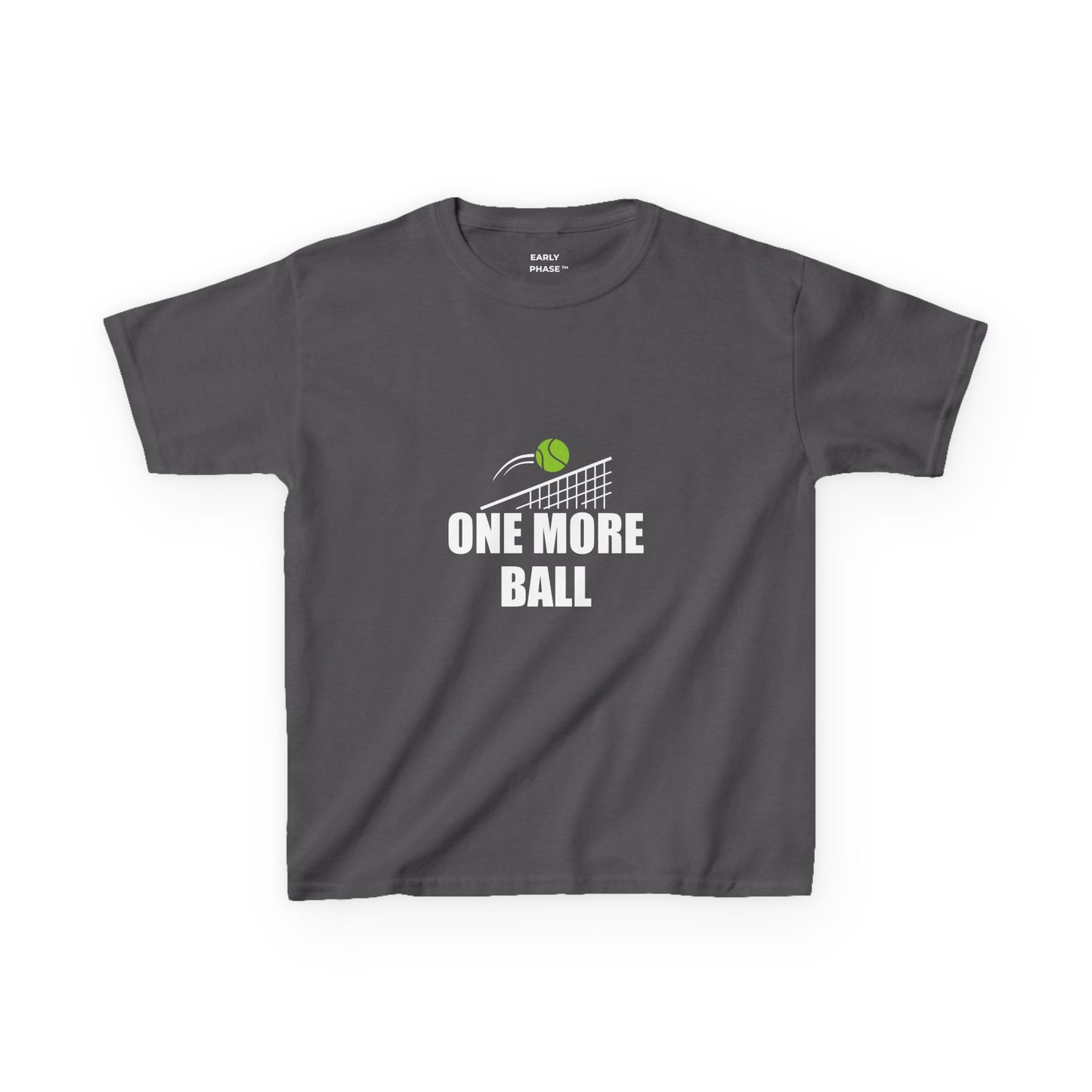 Kids Tennis T-Shirt One More Ball | Early Phase | Junior Tennis Gift